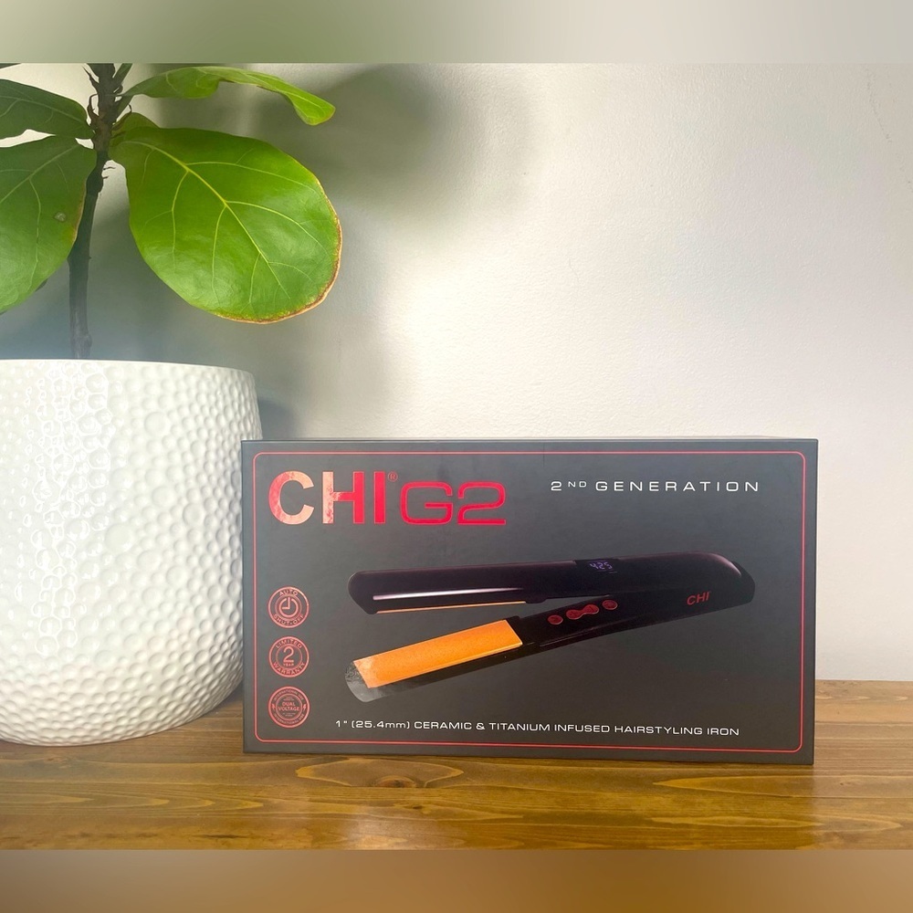CHI G2 1" Hairstyling Professional Flat Iron + hot tool